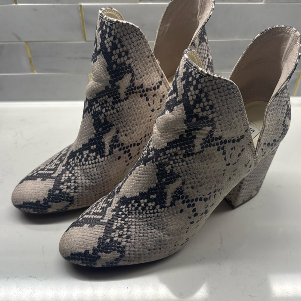 Steve Madden Snakeskin Booties